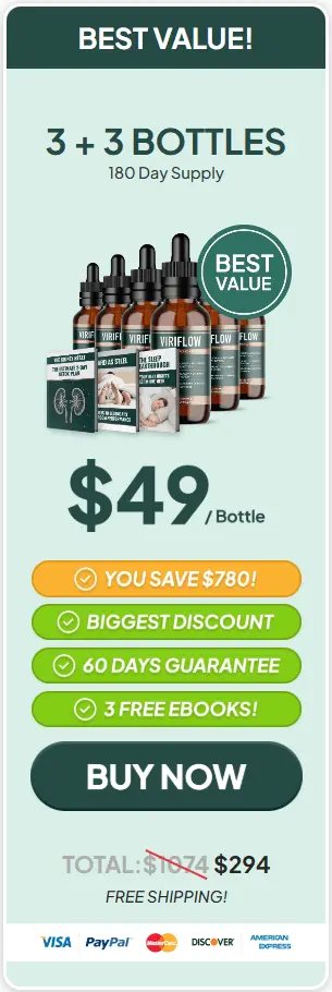 ViriFlow buy 6 bottles best price
